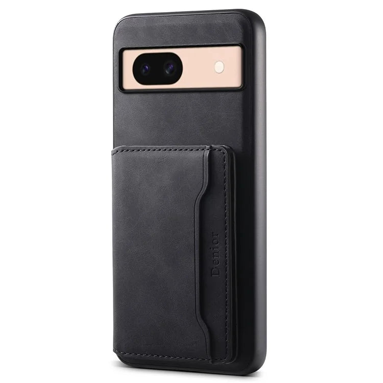 DENIOR D13 For Google Pixel 8a Case 2 in 1 Detachable Leather Phone Back Cover