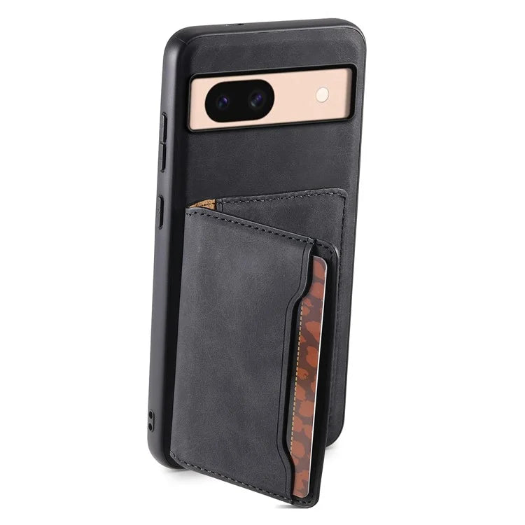 DENIOR D13 For Google Pixel 8a Case 2 in 1 Detachable Leather Phone Back Cover