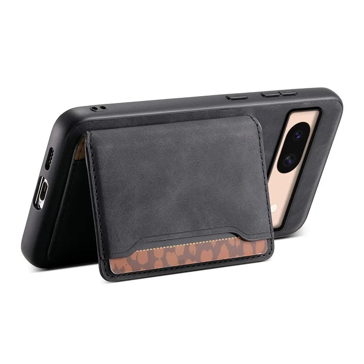 DENIOR D13 For Google Pixel 8a Case 2 in 1 Detachable Leather Phone Back Cover