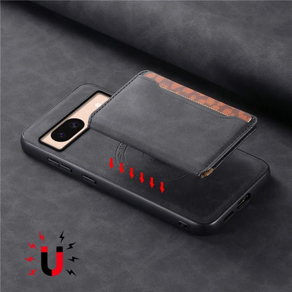 DENIOR D13 For Google Pixel 8a Case 2 in 1 Detachable Leather Phone Back Cover