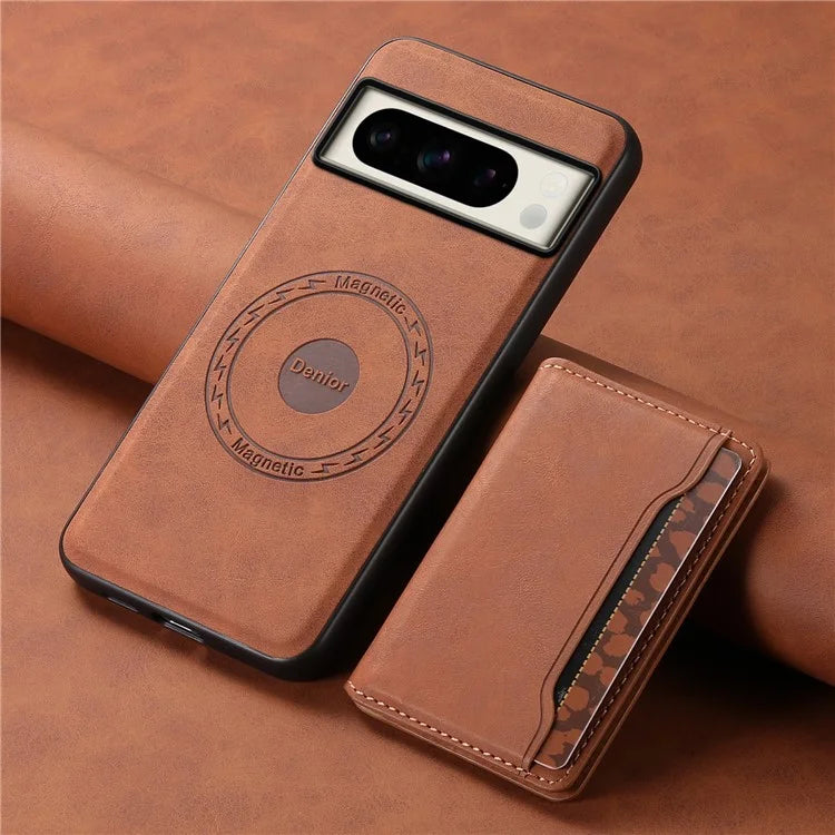 DENIOR D13 For Google Pixel 8 Pro Case Detachable 2-in-1 Leather Back Phone Cover