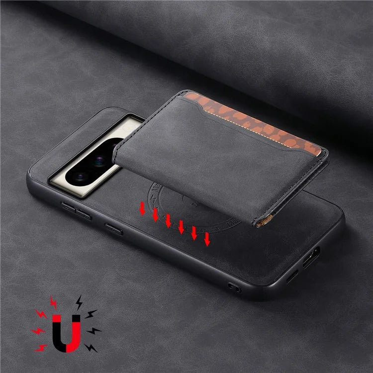 DENIOR D13 For Google Pixel 8 Pro Case Detachable 2-in-1 Leather Back Phone Cover