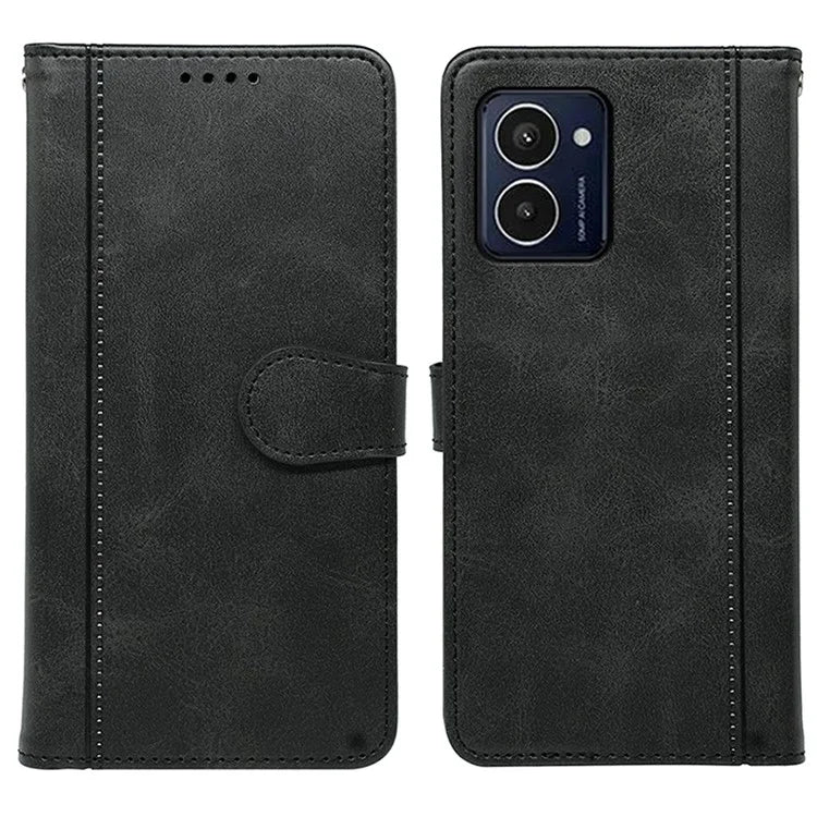 For HMD Pulse / HMD Pulse+ Case Round Magnetic Clasp PU Leather Phone Cover