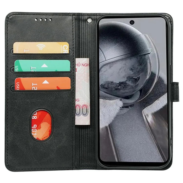 For HMD Pulse / HMD Pulse+ Case Round Magnetic Clasp PU Leather Phone Cover