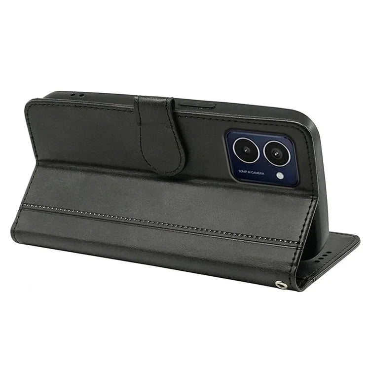 For HMD Pulse / HMD Pulse+ Case Round Magnetic Clasp PU Leather Phone Cover