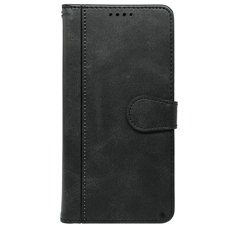 For HMD Pulse / HMD Pulse+ Case Round Magnetic Clasp PU Leather Phone Cover