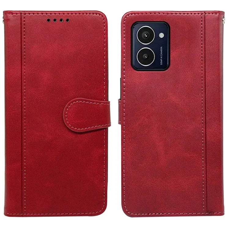For HMD Pulse / HMD Pulse+ Case Round Magnetic Clasp PU Leather Phone Cover