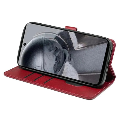 For HMD Pulse / HMD Pulse+ Case Round Magnetic Clasp PU Leather Phone Cover