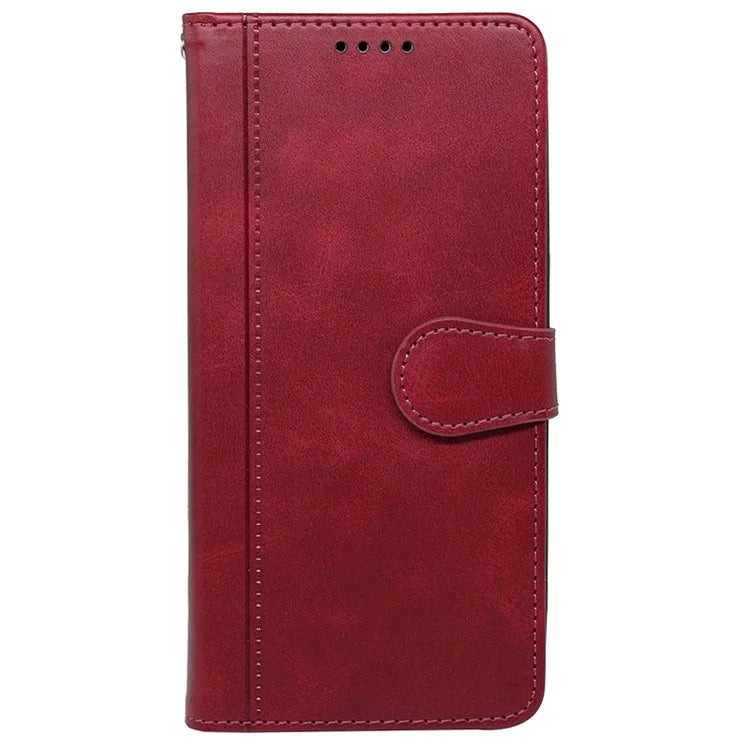 For HMD Pulse / HMD Pulse+ Case Round Magnetic Clasp PU Leather Phone Cover