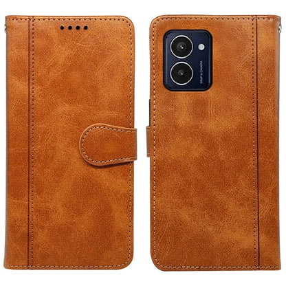 For HMD Pulse / HMD Pulse+ Case Round Magnetic Clasp PU Leather Phone Cover