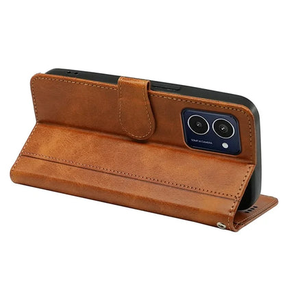 For HMD Pulse / HMD Pulse+ Case Round Magnetic Clasp PU Leather Phone Cover