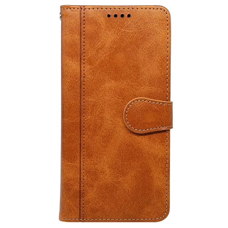 For HMD Pulse / HMD Pulse+ Case Round Magnetic Clasp PU Leather Phone Cover