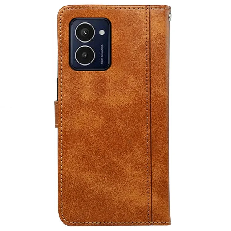 For HMD Pulse / HMD Pulse+ Case Round Magnetic Clasp PU Leather Phone Cover