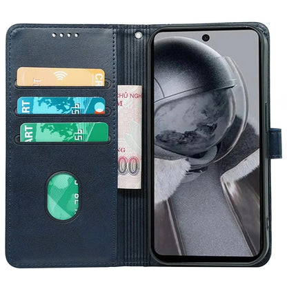 For HMD Pulse / HMD Pulse+ Case Round Magnetic Clasp PU Leather Phone Cover