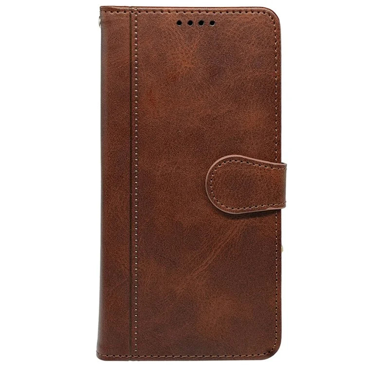 For HMD Pulse / HMD Pulse+ Case Round Magnetic Clasp PU Leather Phone Cover