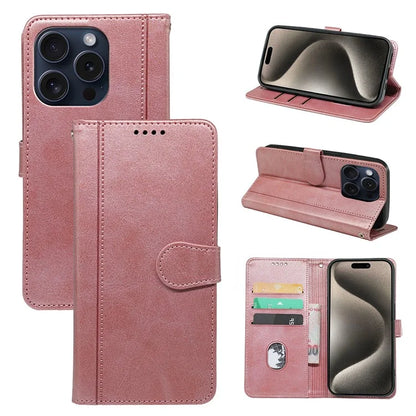 For iPhone 14 Pro Case Scratch-Proof PU Leather Wallet Phone Cover