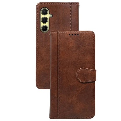 For Samsung Galaxy M15 5G / F15 5G Case Calf Texture Leather Wallet Phone Cover