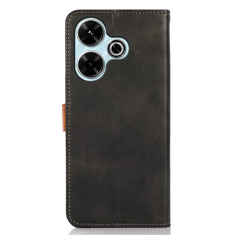 KHAZNEH For Xiaomi Redmi 13 4G Case Wallet Folding Stand PU Leather Phone Cover