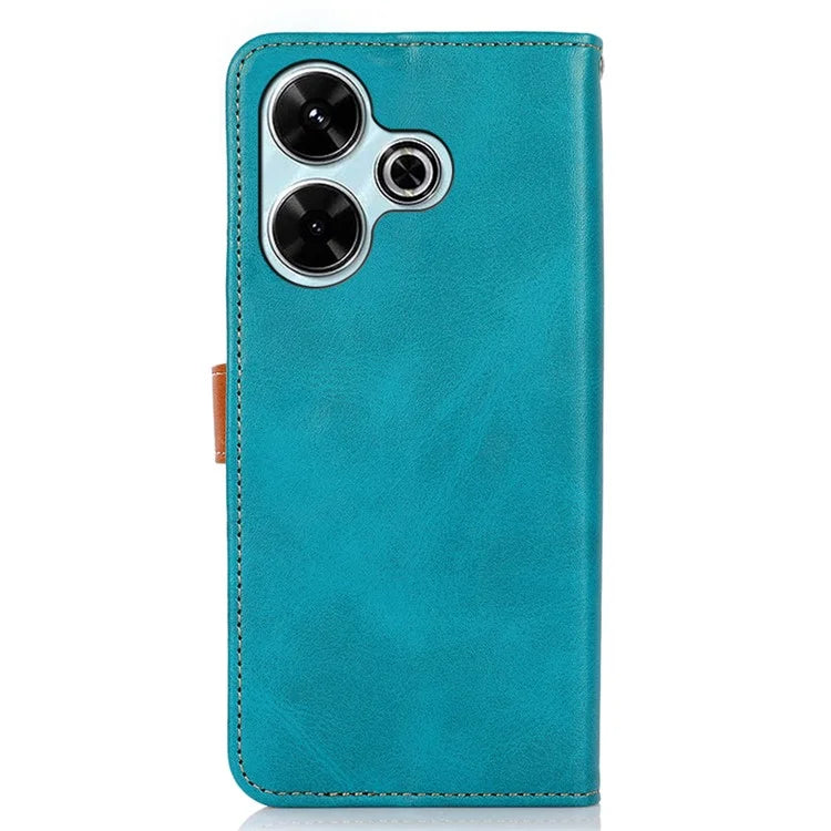 KHAZNEH For Xiaomi Redmi 13 4G Case Wallet Folding Stand PU Leather Phone Cover