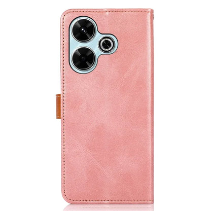 KHAZNEH For Xiaomi Redmi 13 4G Case Wallet Folding Stand PU Leather Phone Cover