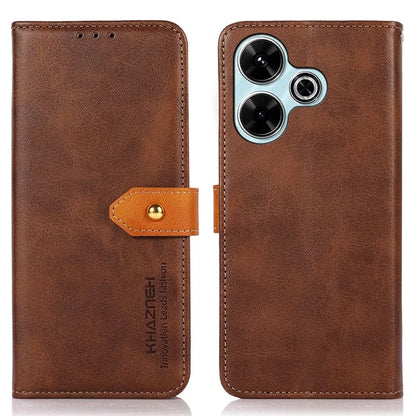 KHAZNEH For Xiaomi Redmi 13 4G Case Wallet Folding Stand PU Leather Phone Cover