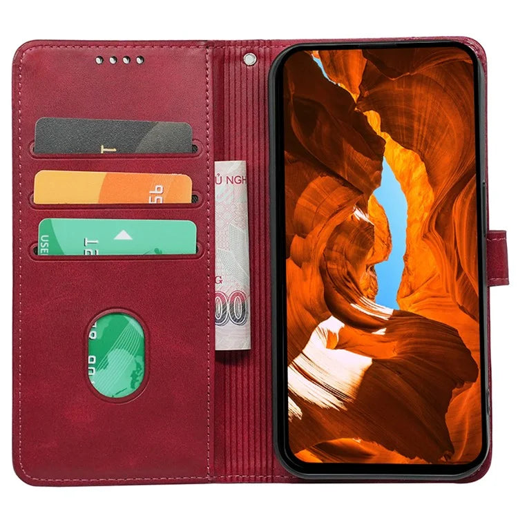 For Samsung Galaxy A05s 4G Case Leather Wallet Phone Cover with Card Holder