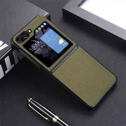 For Samsung Galaxy Z Flip6 5G Case Nylon Coated PC Shockproof Phone Case