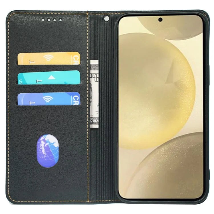 For Samsung Galaxy A05s 4G Case Four-Leaf Clover Leather Phone Cover Flip Stand / Card Slot