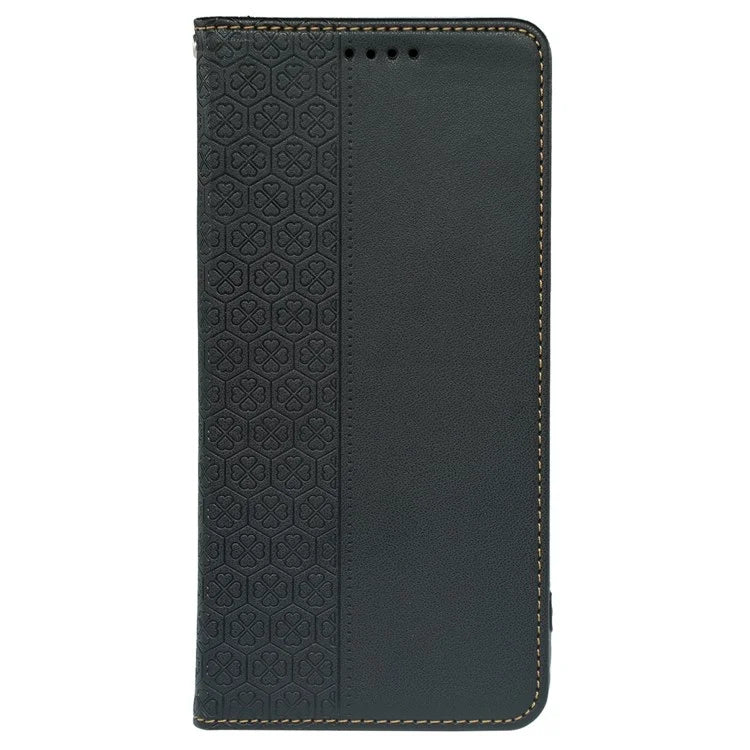 For Samsung Galaxy A05s 4G Case Four-Leaf Clover Leather Phone Cover Flip Stand / Card Slot