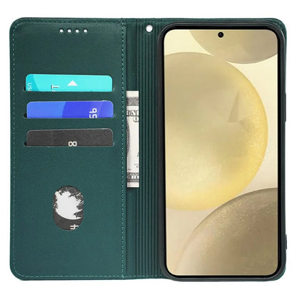 For Samsung Galaxy A05s 4G Case Four-Leaf Clover Leather Phone Cover Flip Stand / Card Slot