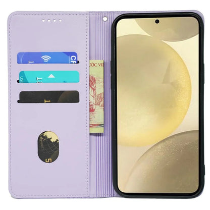 For Samsung Galaxy A05s 4G Case Four-Leaf Clover Leather Phone Cover Flip Stand / Card Slot