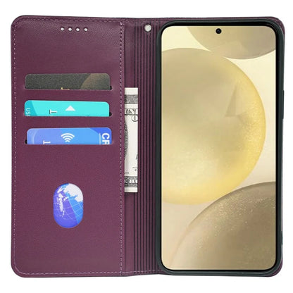 For Samsung Galaxy A05s 4G Case Four-Leaf Clover Leather Phone Cover Flip Stand / Card Slot