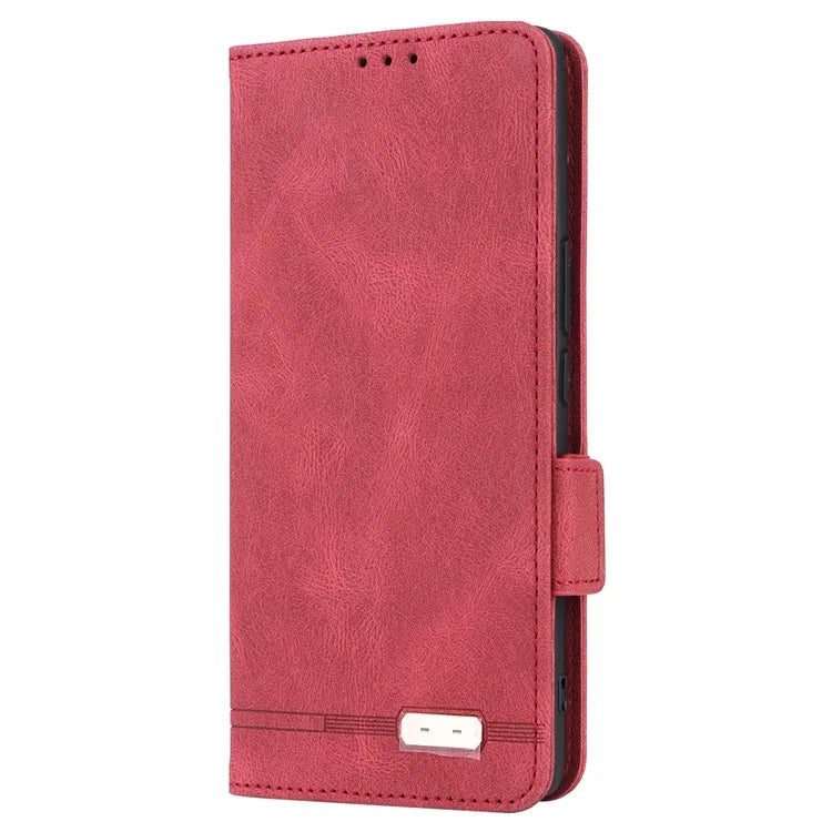 For vivo V30e 5G Case Leather Phone Cover Hardware Decor Folio Book Wallet