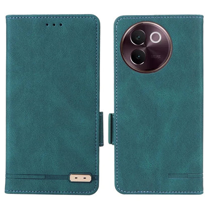 For vivo V30e 5G Case Leather Phone Cover Hardware Decor Folio Book Wallet