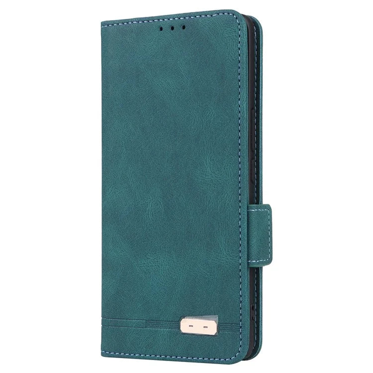 For vivo V30e 5G Case Leather Phone Cover Hardware Decor Folio Book Wallet