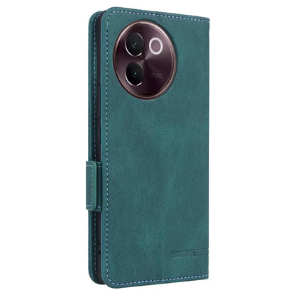 For vivo V30e 5G Case Leather Phone Cover Hardware Decor Folio Book Wallet