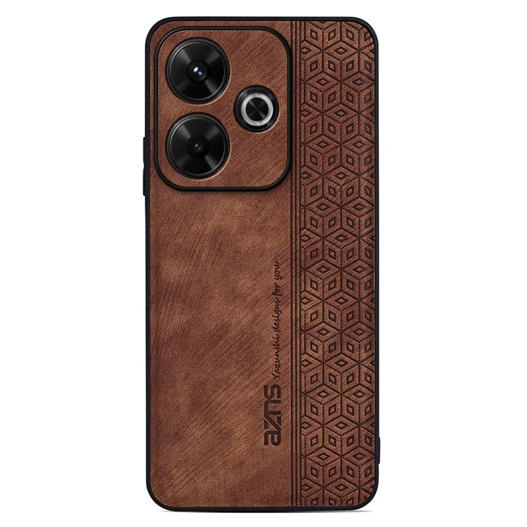 AZNS For Xiaomi Redmi 13 4G / Note 13R 5G Case Non-Slip Leather+TPU Phone Cover