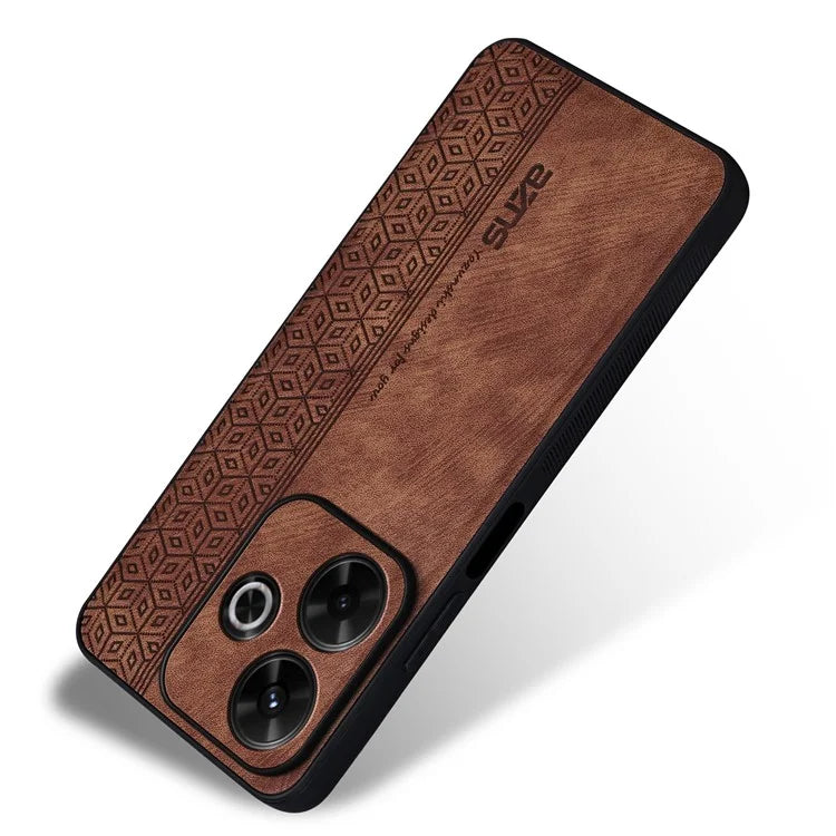 AZNS For Xiaomi Redmi 13 4G / Note 13R 5G Case Non-Slip Leather+TPU Phone Cover