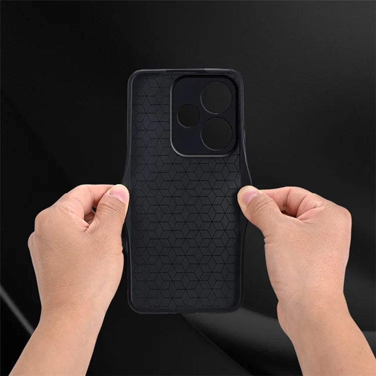 AZNS For Xiaomi Redmi 13 4G / Note 13R 5G Case Non-Slip Leather+TPU Phone Cover