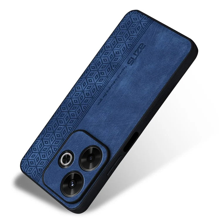 AZNS For Xiaomi Redmi 13 4G / Note 13R 5G Case Non-Slip Leather+TPU Phone Cover
