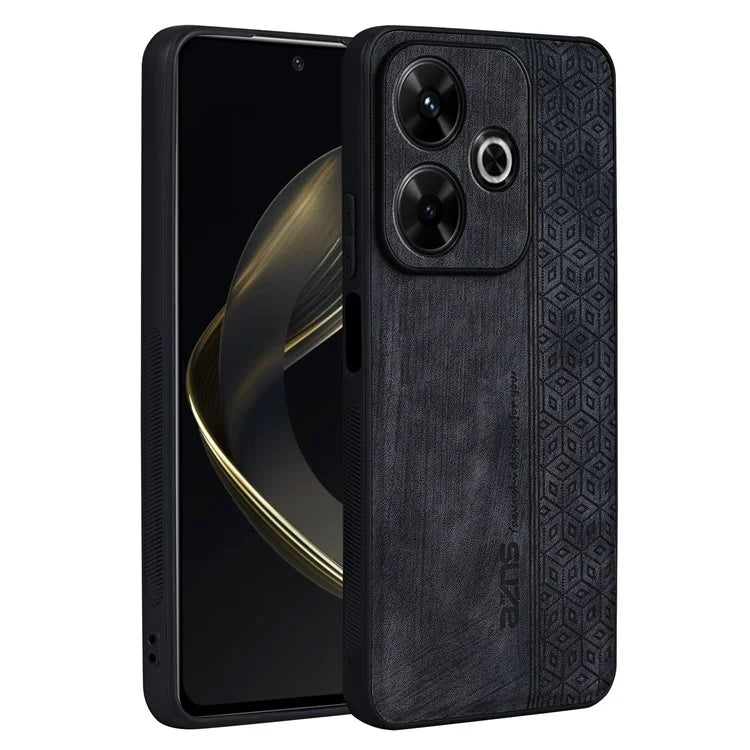 AZNS For Xiaomi Redmi 13 4G / Note 13R 5G Case Non-Slip Leather+TPU Phone Cover
