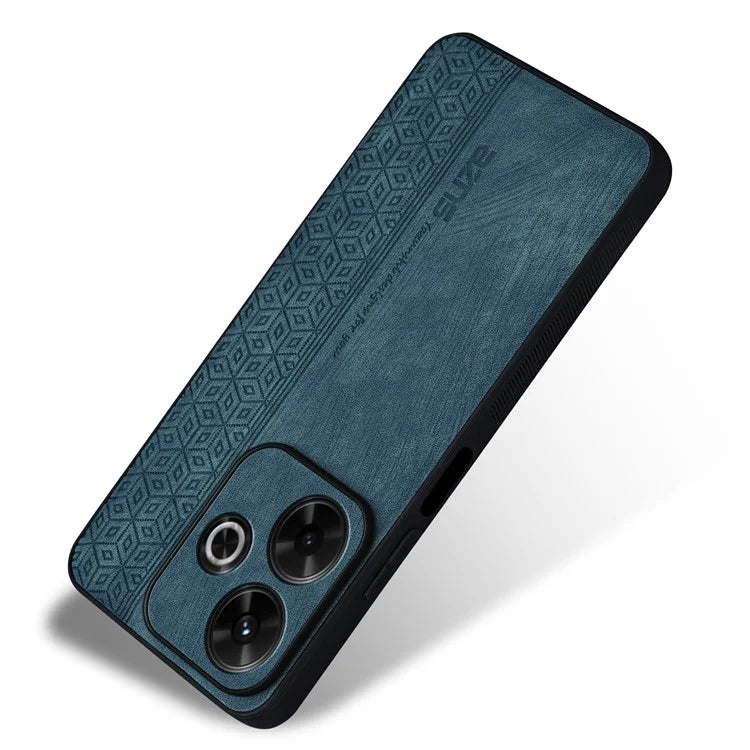 AZNS For Xiaomi Redmi 13 4G / Note 13R 5G Case Non-Slip Leather+TPU Phone Cover