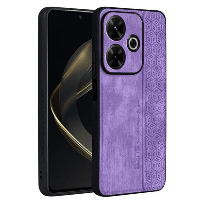 AZNS For Xiaomi Redmi 13 4G / Note 13R 5G Case Non-Slip Leather+TPU Phone Cover
