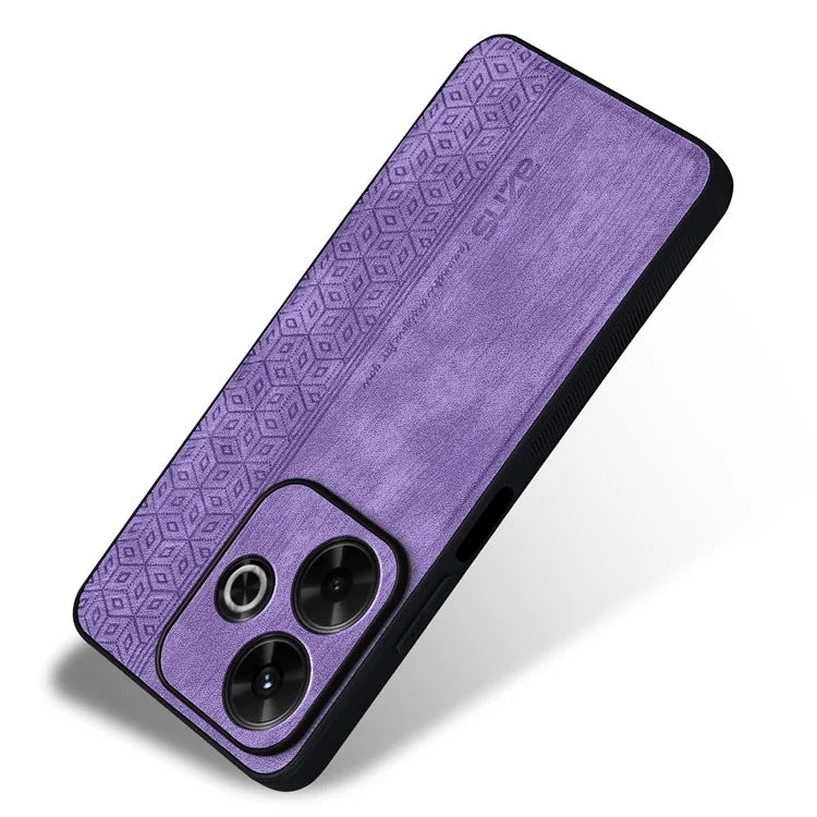 AZNS For Xiaomi Redmi 13 4G / Note 13R 5G Case Non-Slip Leather+TPU Phone Cover