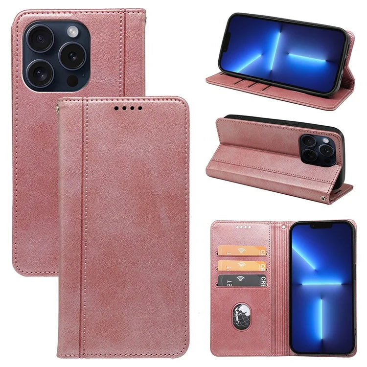 For iPhone 13 Pro Max Case Magnetic Auto Closing PU Leather Phone Cover