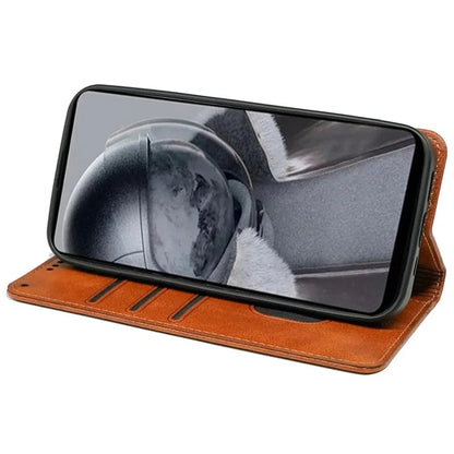 For Samsung Galaxy A14 4G / 5G Case Calf Texture Leather Wallet Phone Cover Stand Function