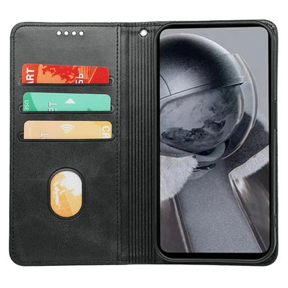 For Samsung Galaxy A05s 4G Phone Case Calf Texture Card Slots PU Leather Flip Cover