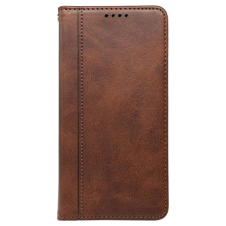 For Samsung Galaxy A05s 4G Phone Case Calf Texture Card Slots PU Leather Flip Cover