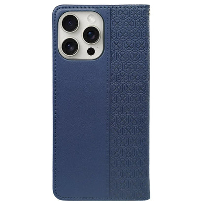 For iPhone 15 Pro Case Four-Leaf Clover Leather Flip Phone Cover