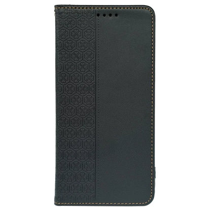 For iPhone 13 Pro Case Four-Leaf Clover Imprinted Leather Folio Phone Cover